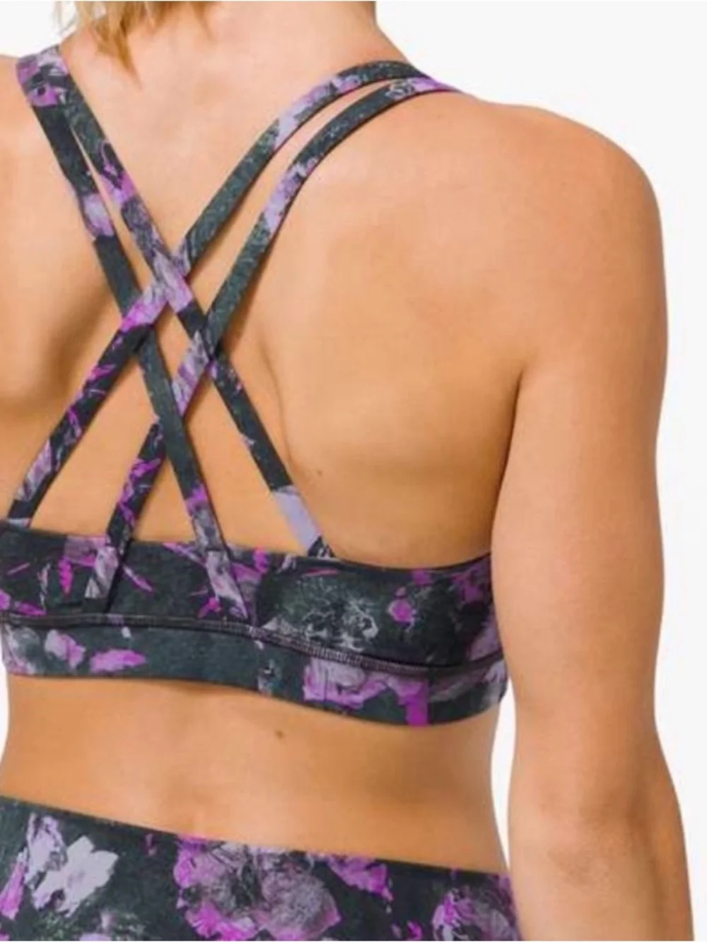 Lululemon Floral Print Sports Bra - Picture 2 of 10